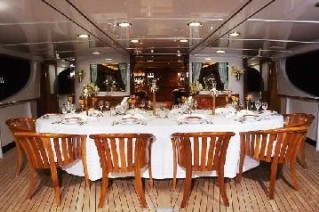 Lady Goodgirl -  Aft Deck Dining